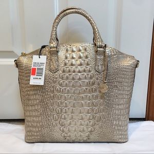 Brahmin Sugar Cane Large Duxbury Satchel Bag